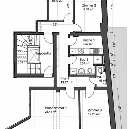 Sadebo Trave Innenstadt Appartement Lübeck